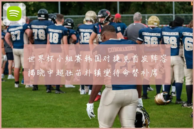世界杯小组赛韩国对捷克首发阵容揭晓中超独苗朴镇燮待命替补席